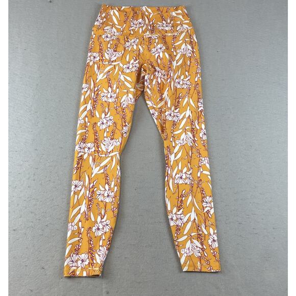 Fabletics Define PowerHold High Waisted Womens Sz S 7/8 Leggings Poetic Posy - Picture 1 of 10